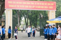 Examen d'entrée au lycée de 10e année pour l'année scolaire 2024-2025 (Photo : Lycée Chu Van An)