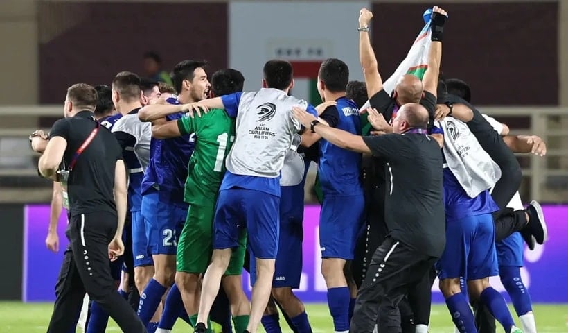우즈베키스탄이 월드컵에 처음으로 출전했습니다. (출처: FIFA)