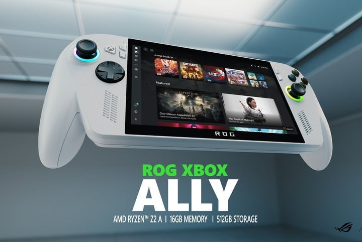 El nuevo ROG Xbox Ally con experiencia de pantalla completa.