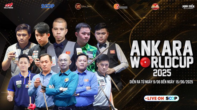 Lịch thi đấu billiards hôm nay: Cơ thủ Việt Nam xuất trận tại World Cup Ankara - Ảnh 1.