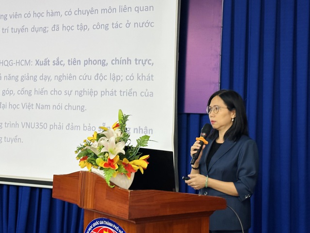 Giáo sư được trả 350 triệu đồng để làm việc tại một trường thuộc ĐH Quốc gia TP.HCM- Ảnh 1.