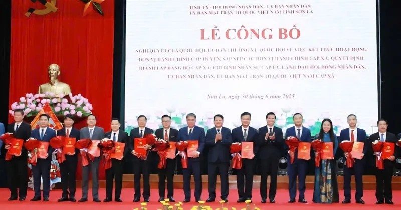Danh sách 75 Bí thư, Chủ tịch phường, xã mới thành lập tại Sơn La