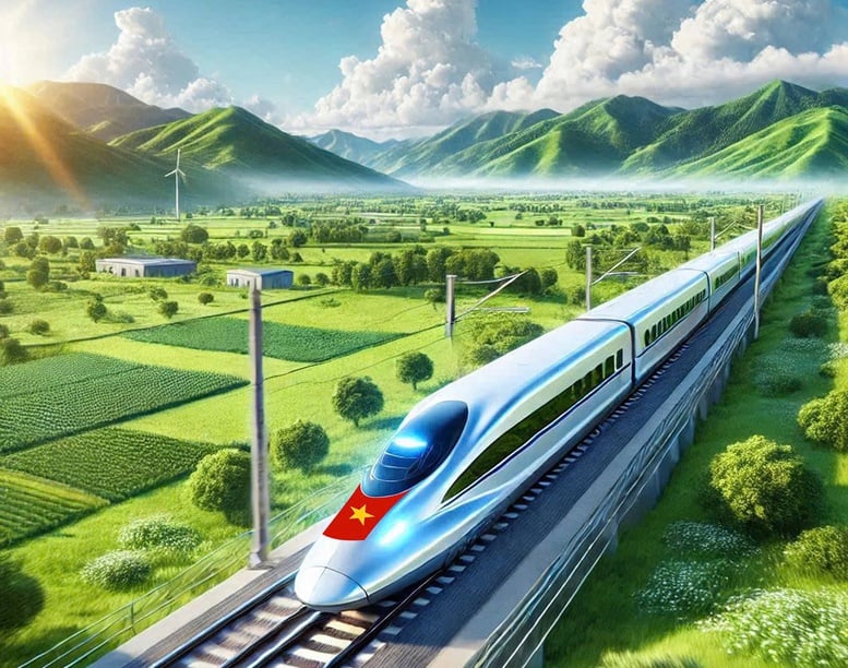 Khẩn trương thực hiện cắm mốc chỉ giới tuyến đường sắt tốc độ cao - Ảnh 1.