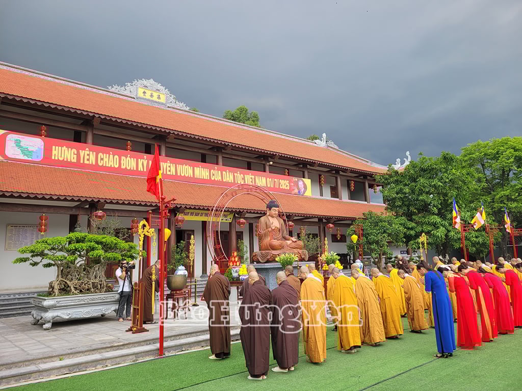 Nghi lễ cầu an tại các ngôi chùa trong tỉnh được tổ chức trang nghiêm, thành kính, cùng hướng đến kỷ nguyên vươn mình của dân tộc