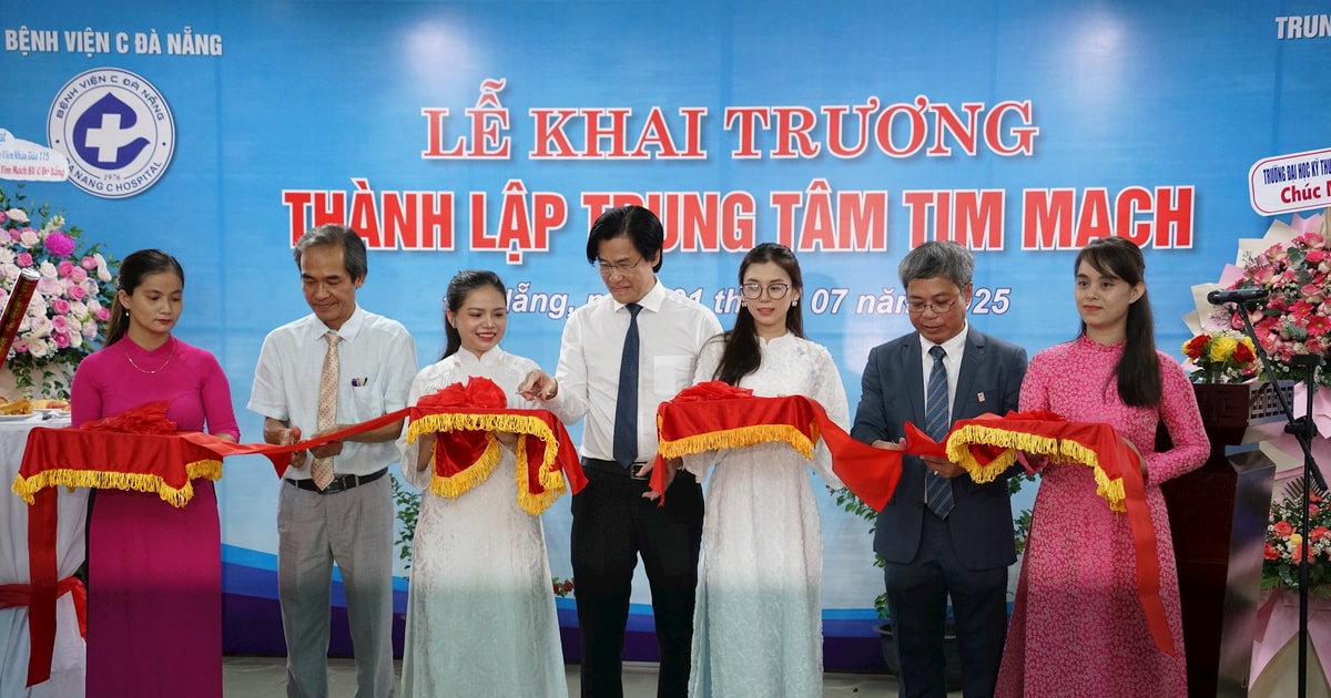 Khai trương Trung tâm Tim mạch Bệnh viện C Đà Nẵng
