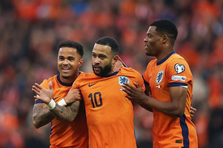 Depay made history after helping the Netherlands beat Malta. Source: Getty Images