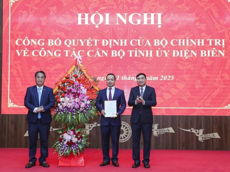 Đồng chí Trần Tiến Dũng được điều động, chỉ định làm Phó Bí thư Tỉnh ủy Điện Biên- Ảnh 1.