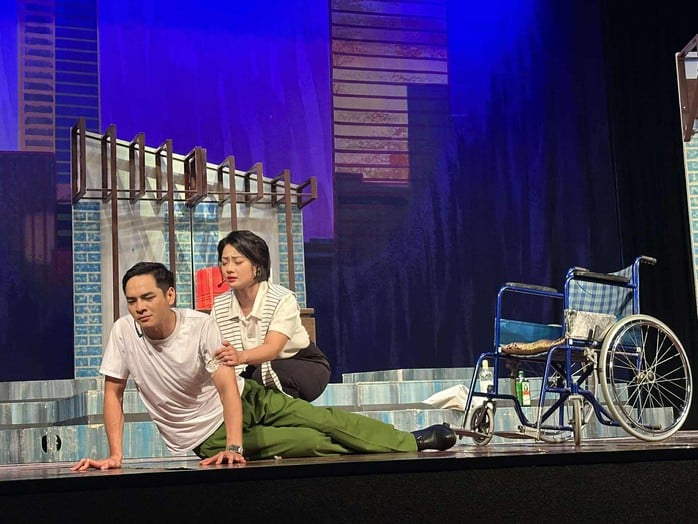 "Đối mặt" – Vở kịch lay động trái tim về phẩm chất kiên cường của người chiến sĩ Công an nhân dân - Ảnh 5.