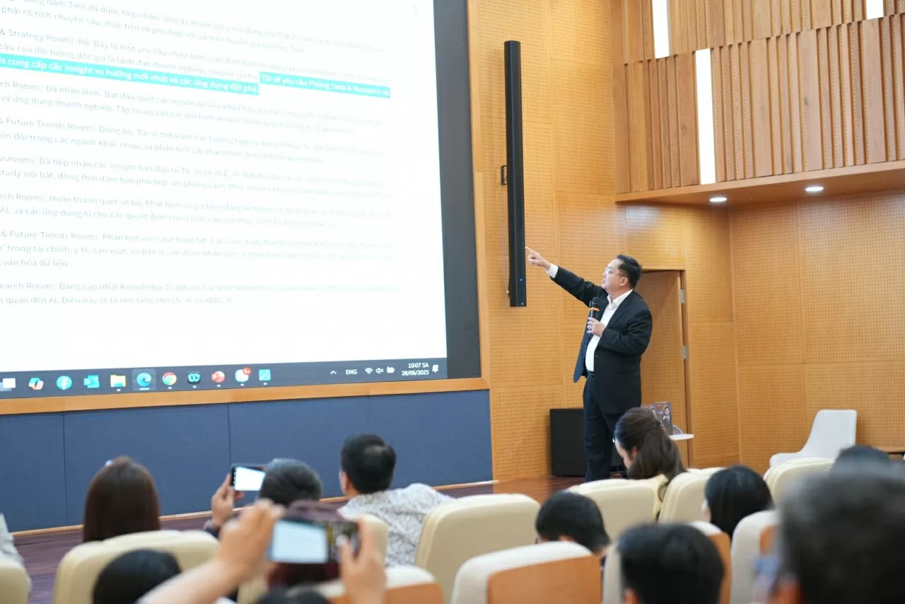 Professor Tiến directly used an AI Agent to create a hypothetical publishing plan for each section of Volume 2 of the book: 