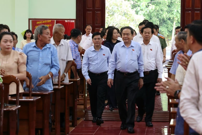 Chủ tịch Quốc hội Trần Thanh Mẫn tiếp xúc cử tri TP. Cần Thơ- Ảnh 1.