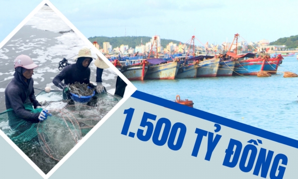 1,500 ពាន់លានដុង - ជាទុនវិនិយោគសរុបប៉ាន់ស្មានសម្រាប់ហេដ្ឋារចនាសម្ព័ន្ធជលផលក្នុងខេត្តទាំងមូលរហូតដល់ចុងត្រីមាសទីពីរនៃឆ្នាំ 2025 ។