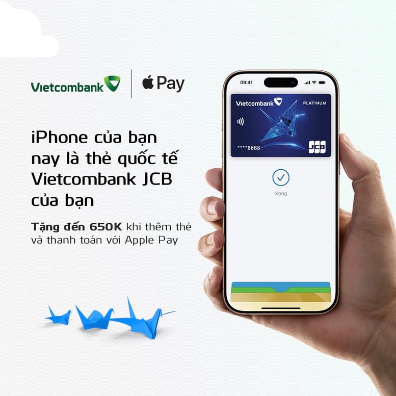 Mở rộng trải nghiệm số: Vietcombank đưa Apple Pay đến chủ thẻ JCB- Ảnh 1.