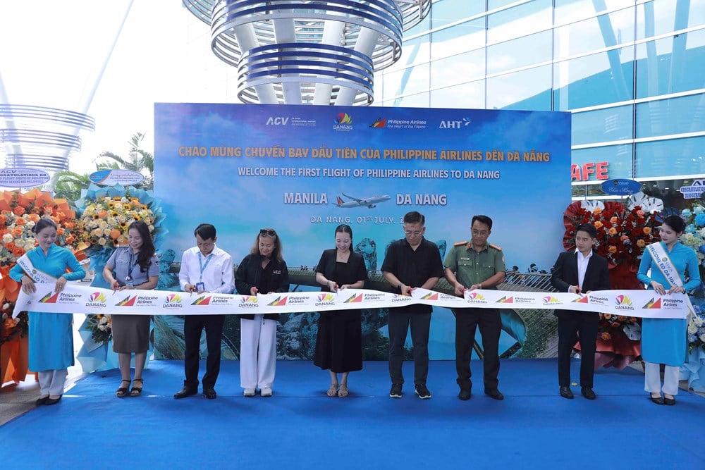 Philippine Airlines lần đầu khai trương đường bay thẳng Manila - Đà Nẵng - ảnh 1