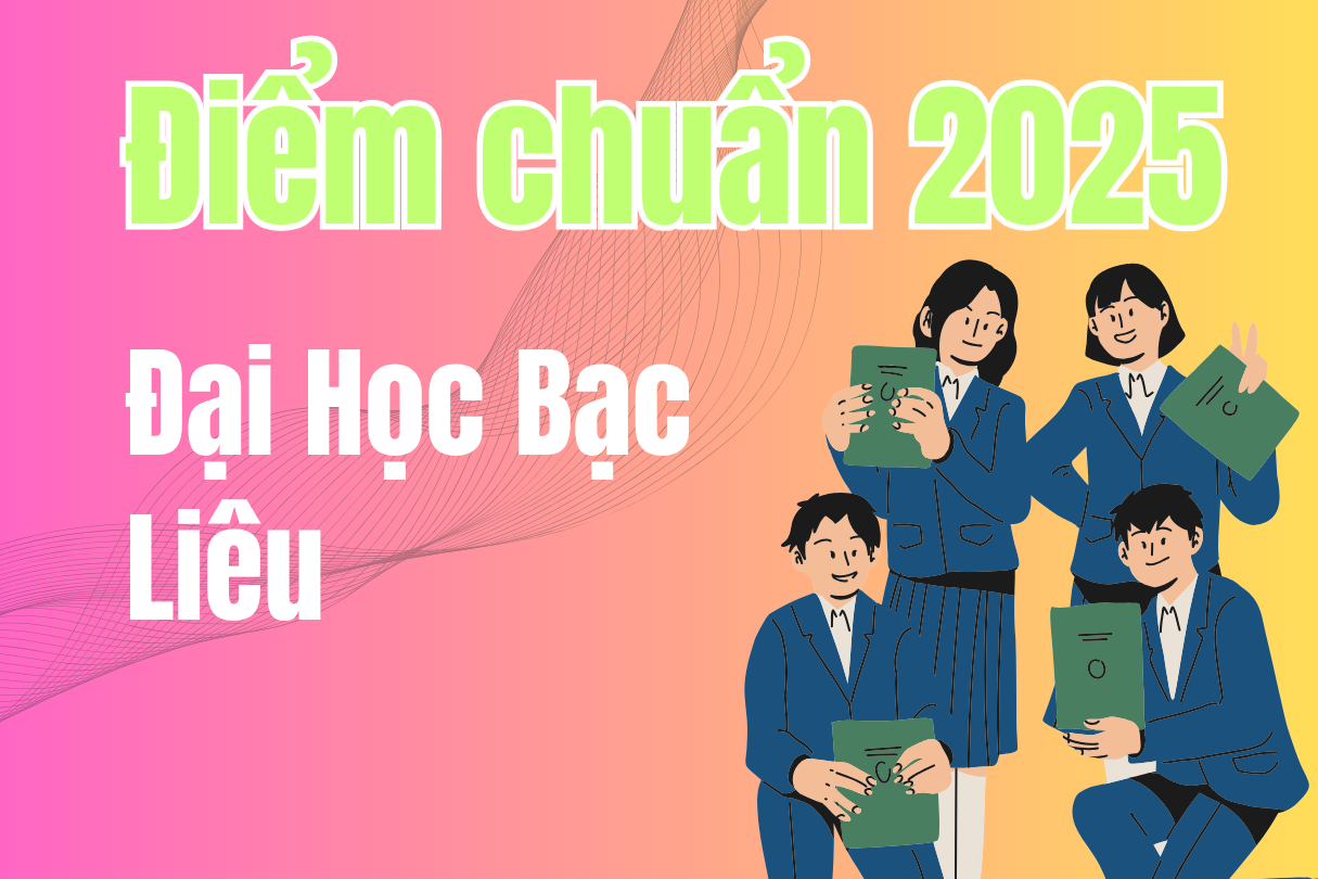Puntuación de admisión de la Universidad Bac Lieu 2025