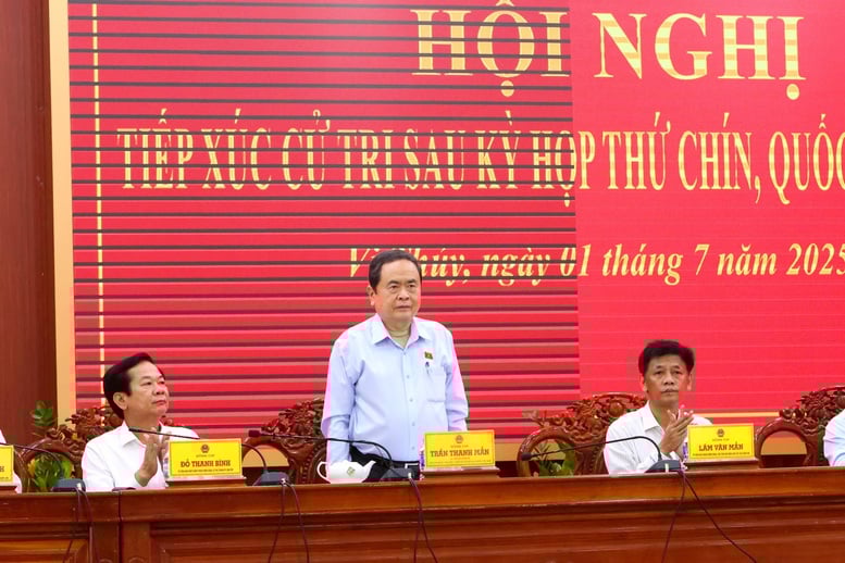 Chủ tịch Quốc hội Trần Thanh Mẫn tiếp xúc cử tri TP. Cần Thơ- Ảnh 2.