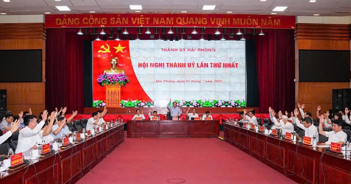 Many important projects were approved at the first Hai Phong City Party Committee Conference.