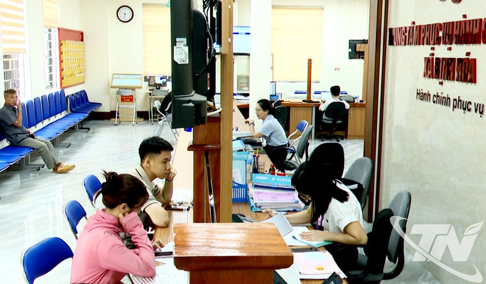 Trung tâm Phục vụ hành chính công xã Định Hóa bảo đảm vận hành thông suốt, phục vụ tốt người dân.