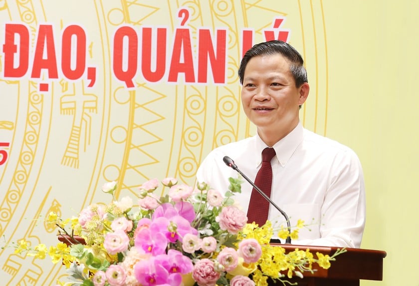 Ông Vương Quốc Tuấn phát biểu tại hội nghị.
