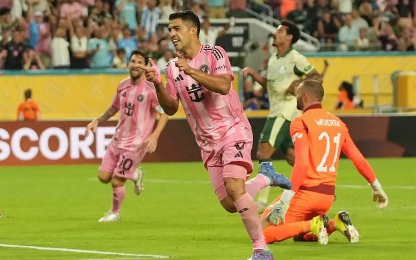 インテル・マイアミが2025年FIFAクラブワールドカップ・ベスト16に進出。出典：AP