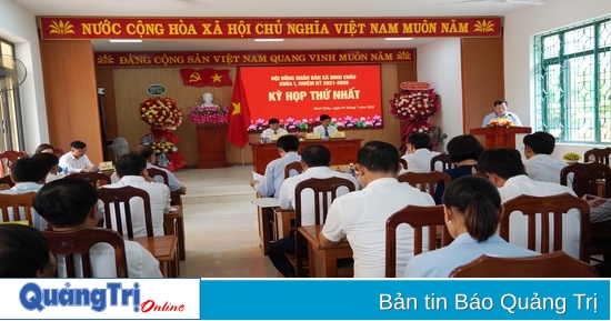 HĐND xã Ninh Châu: Kiện toàn tổ chức bộ máy hành chính mới