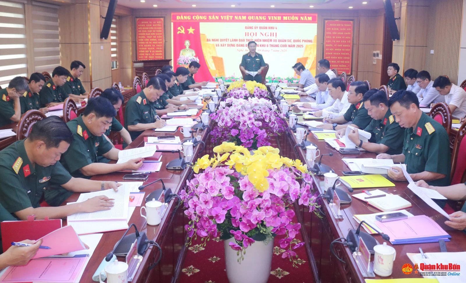 Đảng ủy Quân khu 4 lãnh đạo hoàn thành tốt nhiệm vụ 6 tháng đầu năm 2025