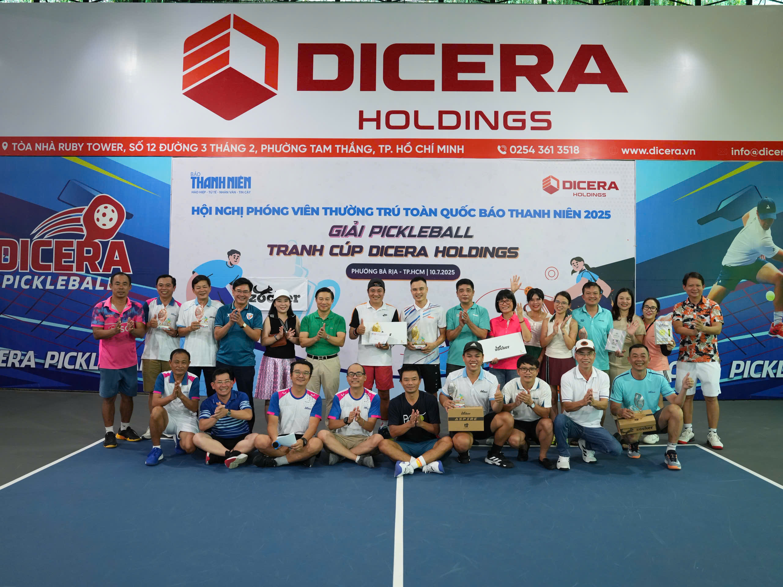 Tranh tài sôi nổi tại giải pickleball tranh cúp DICERA- Ảnh 5.