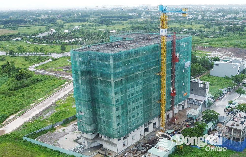 Dự án nhà ở xã hội đang triển khai tại phường Phước Tân. Ảnh minh họa: Hoàng Lộc
