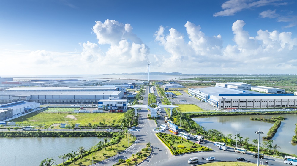 Dinh Vu - Cat Hai Economic Zone, Hai Phong City. Photo: Huy Dung