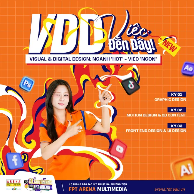 Visual & Digital Design: Ngành học lên ngôi nhờ TikTok, Facebook, YouTube ảnh 3