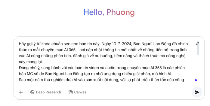 Tròn một năm Báo Người Lao Động ra mắt chuyên mục AI 365 và MC số - Ảnh 1.