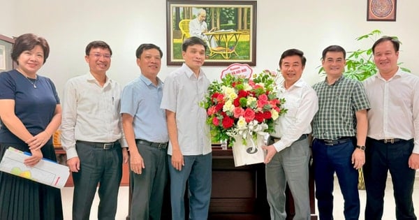 Báo Hànộimới thăm, chúc mừng phường Hoàng Liệt sau sắp xếp chính quyền địa phương hai cấp