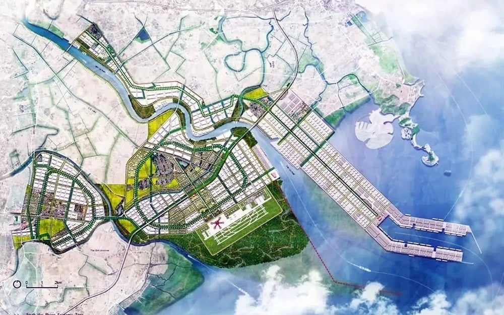 The Southern Coastal Economic Zone, with an area of ​​about 20,000 hectares, is oriented to become the main driving force of Hai Phong's economy by 2030.
