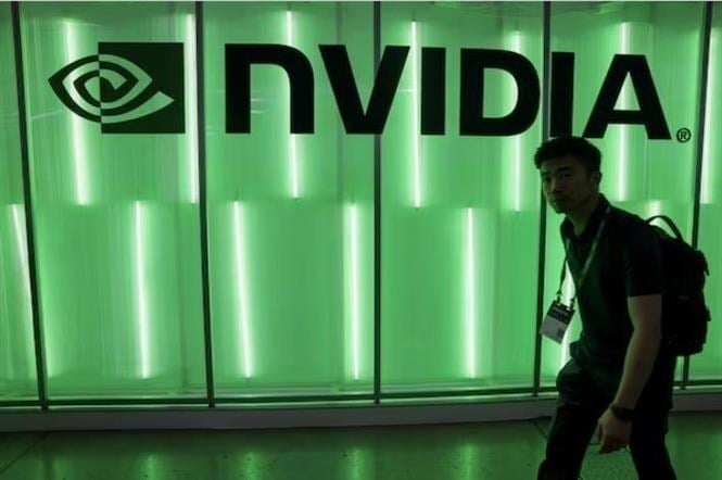 The logo of Nvidia Corporation at a computer exhibition in Taiwan (China), January 5, 2024. Photo: REUTERS/TTXVN