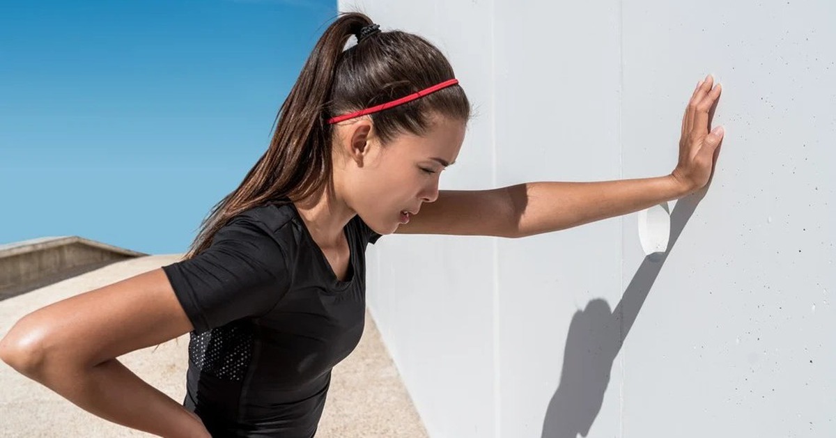 What should I do if I have a hip injury while exercising?