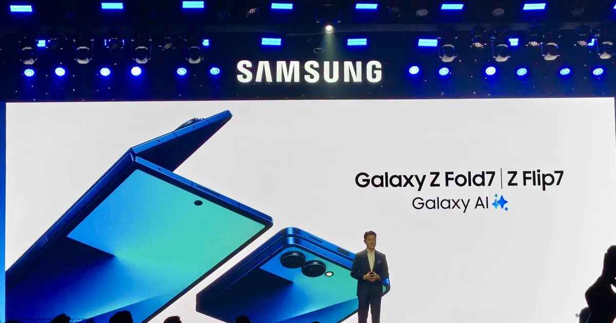 Galaxy Z Fold7 và Galaxy Z Flip7 mỏng hơn, hiệu năng tốt hơn