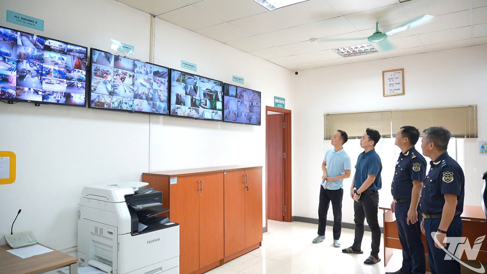 Công ty TNHH KSD Vina có hệ thống camera kết nối với Hải quan Thái Nguyên.