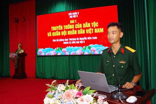 Ngọn lửa nhiệt huyết lan tỏa từ Chính trị viên Đại đội