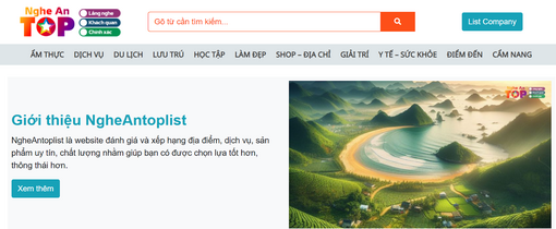 Nghe An Toplist ist ein seriöses lokales Informations- und Rankingportal.