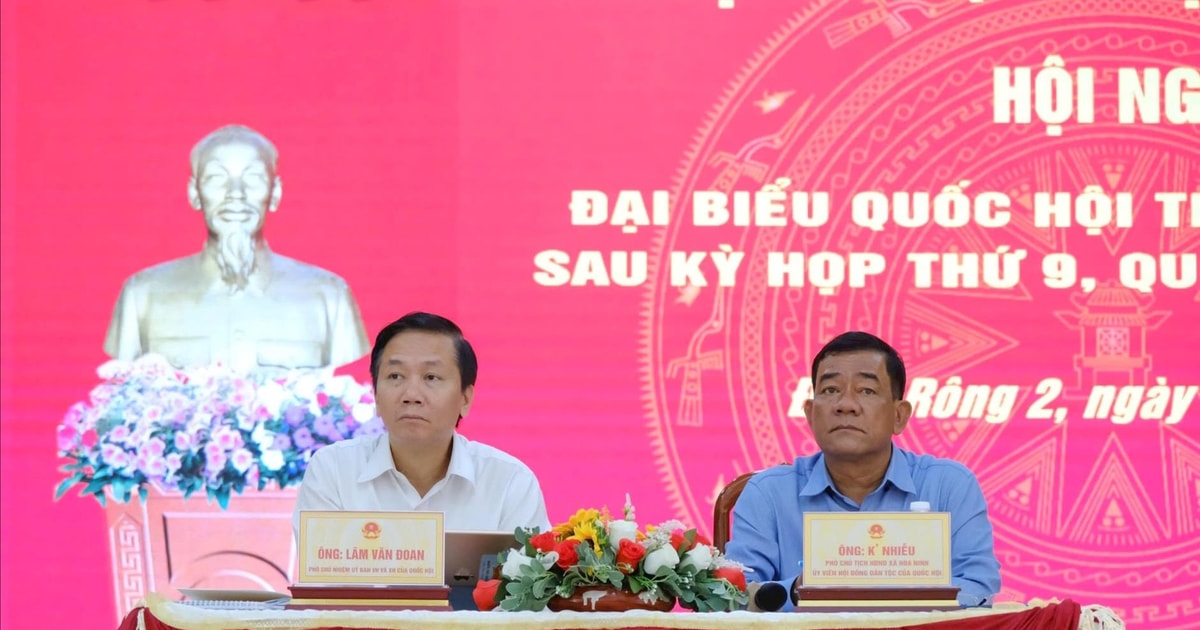 Cử tri xã Đam Rông 2 gửi gắm nhiều tâm tư, nguyện vọng đến Đoàn ĐBQH Lâm Đồng