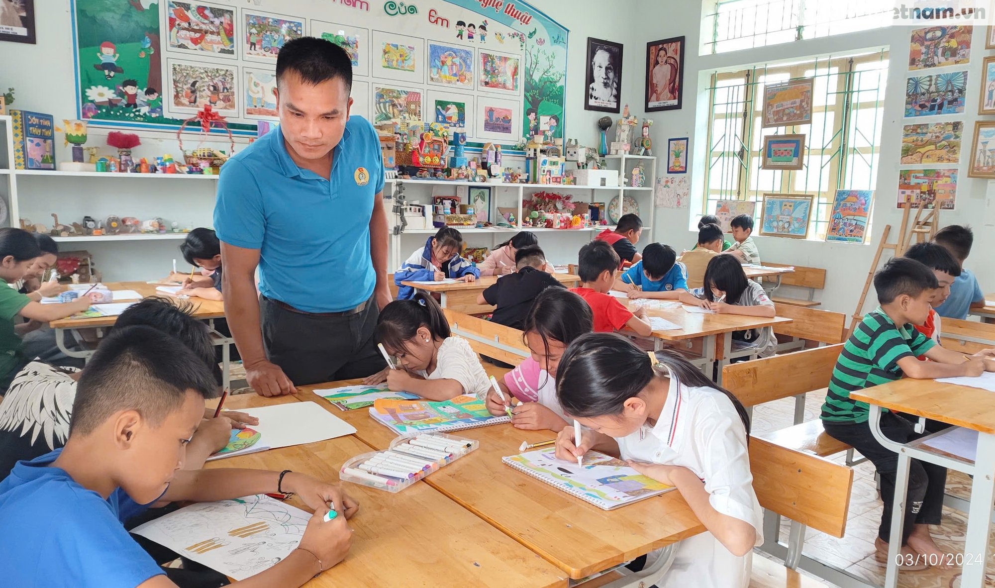 Tổ Mỹ thuật vùng cao – Nơi trẻ em dân tộc thiểu số sáng tạo và cất tiếng nói bình đẳng giới- Ảnh 3.