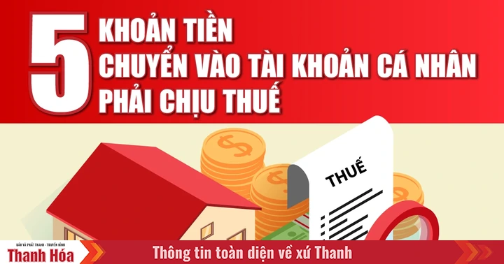 [อินโฟกราฟิก] - เงินที่โอนเข้าบัญชีส่วนตัว 5 จำนวนเงินที่ต้องเสียภาษี