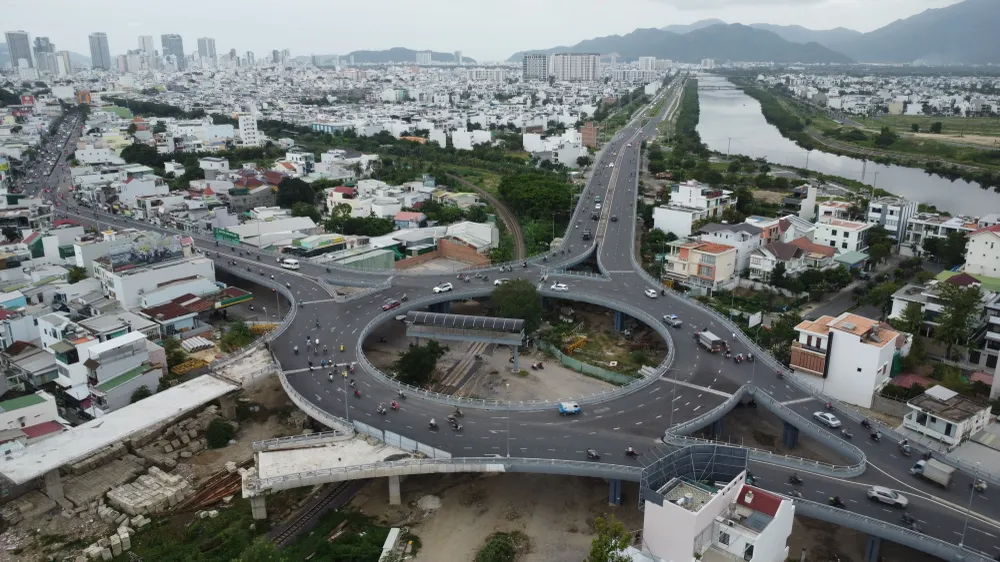 Nút giao Ngọc Hội, phường Tây Nha Trang, tỉnh Khánh Hòa. Ảnh: HIẾU GIANG