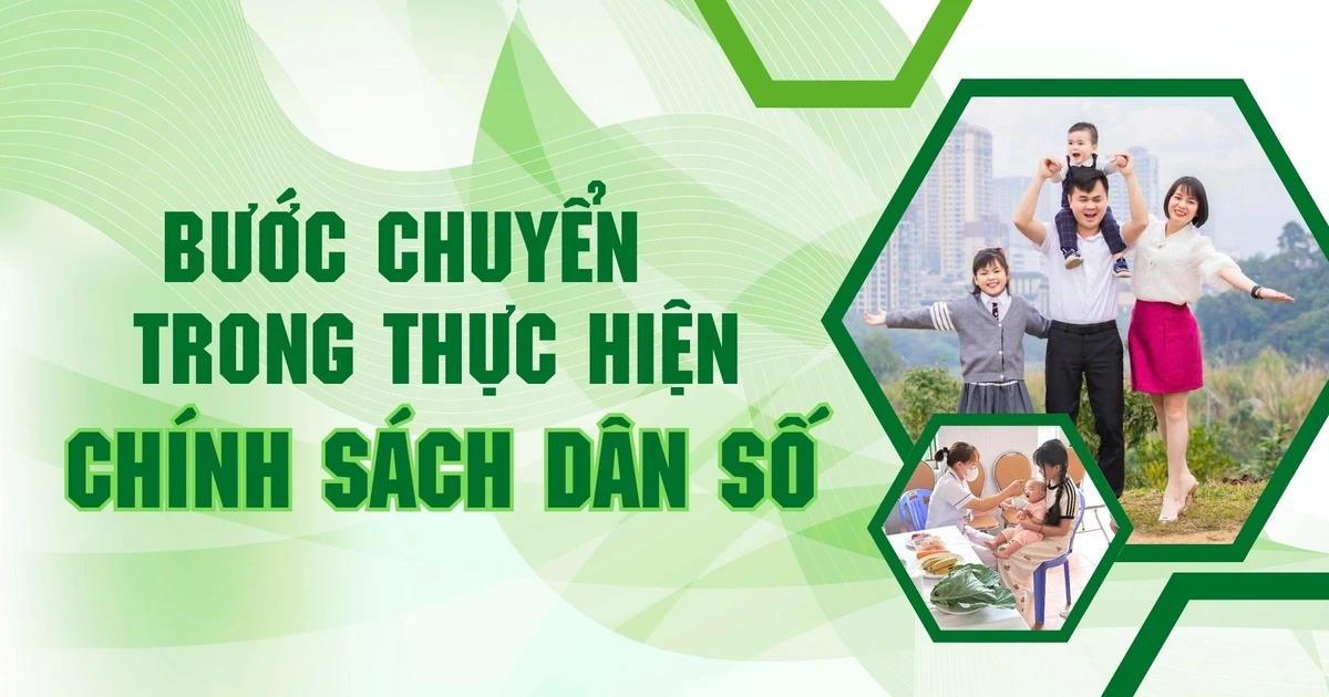 Bước chuyển trong thực hiện chính sách dân số