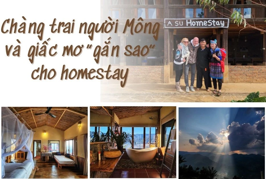 Chàng trai người Mông và giấc mơ “gắn sao” cho homestay