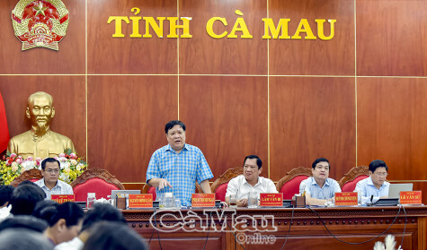 Cà Mau quyết liệt tháo gỡ điểm nghẽn, thúc đẩy giải ngân đầu tư công