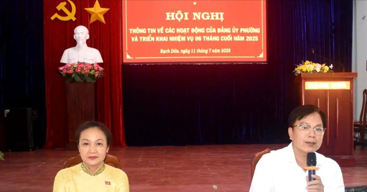 Người dân phường Rạch Dừa, TPHCM tin tưởng vào hoạt động của mô hình chính quyền mới