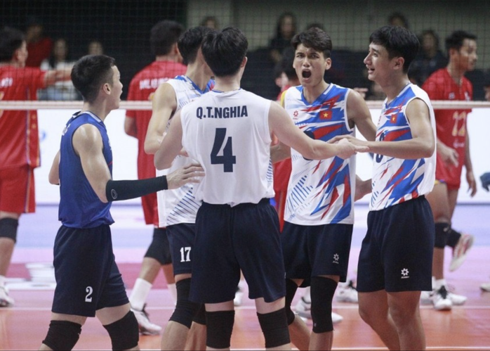 Tạo địa chấn trước Thái Lan, tuyển bóng chuyền nam Việt Nam lên nhì bảng SEA V-League- Ảnh 3.