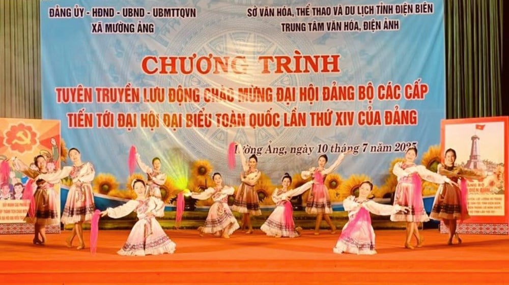 Đặc sắc chương trình tuyên truyền chào mừng Đại hội Đảng các cấp ở Mường Ảng - ảnh 5