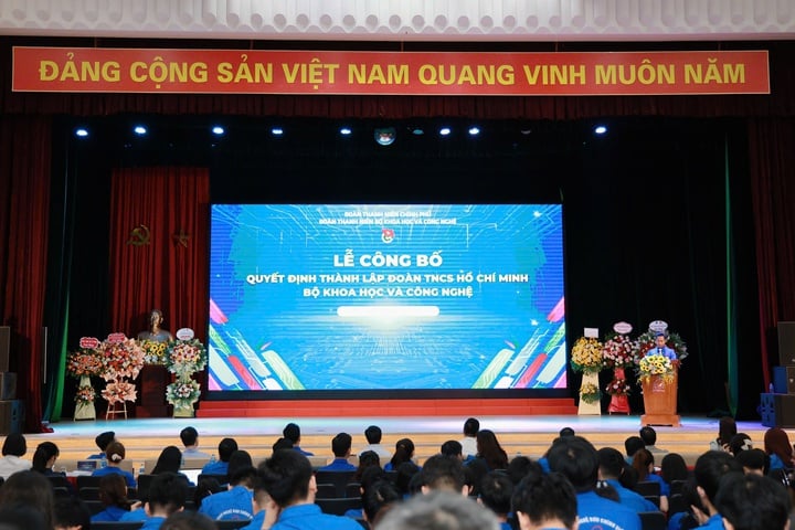 Ra mắt Đoàn Thanh niên Bộ Khoa học và Công nghệ: Khơi nguồn khát vọng tuổi trẻ trong kỷ nguyên số- Ảnh 1.