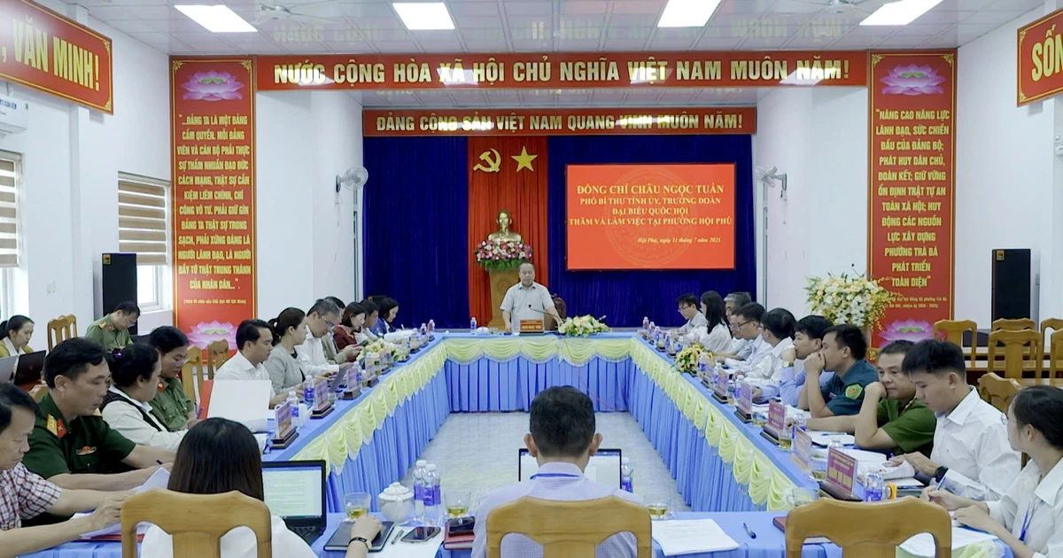 Hoi Phu Ward needs to have high political determination, take advantage of advantages to develop in the new period.